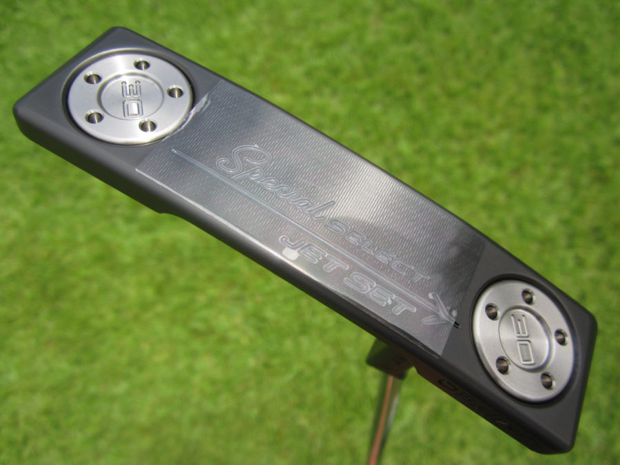 scotty cameron limited release 2022 black jet set newport 2 special select putter with top line golf club