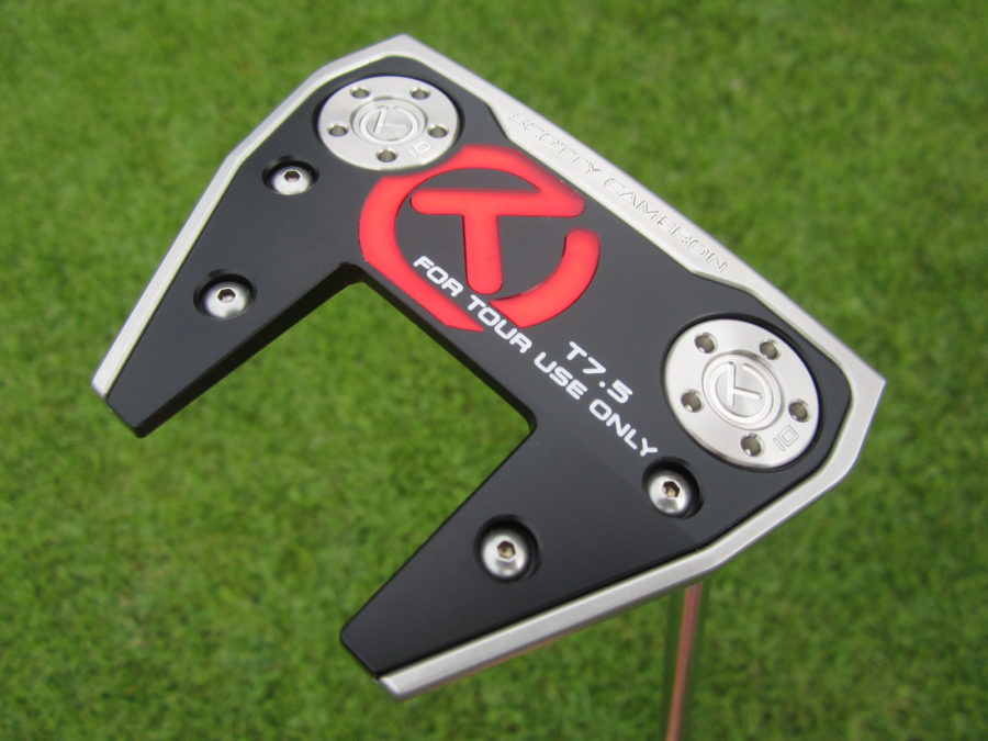 scotty cameron tour only 2022 sss phantom x t7.5 circle t putter with welded flojet neck