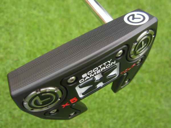 scotty cameron tour only black sss futura x5 circle t 350g putter with top line golf club