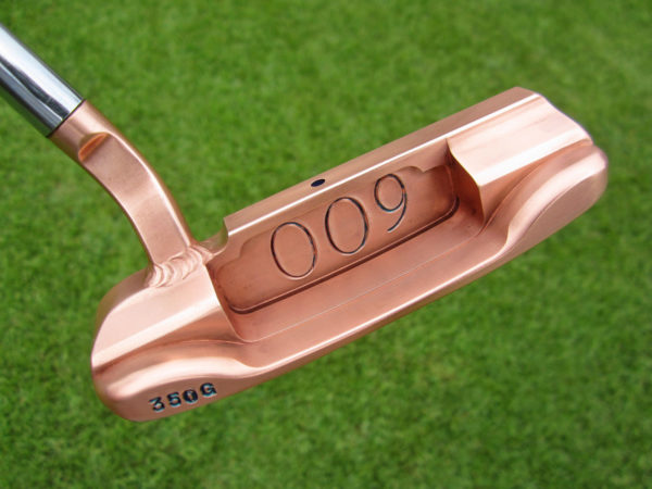 scotty cameron tour only chromatic copper 009 1.5 beach circle t 350g putter with welded 2.5 neck putter golf club