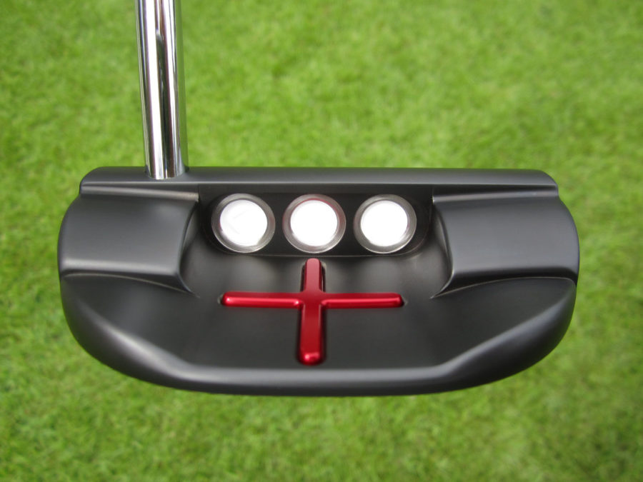 scotty cameron tour only deep milled sss black fastback select circle t with pop up plus alignment aid golf club putter
