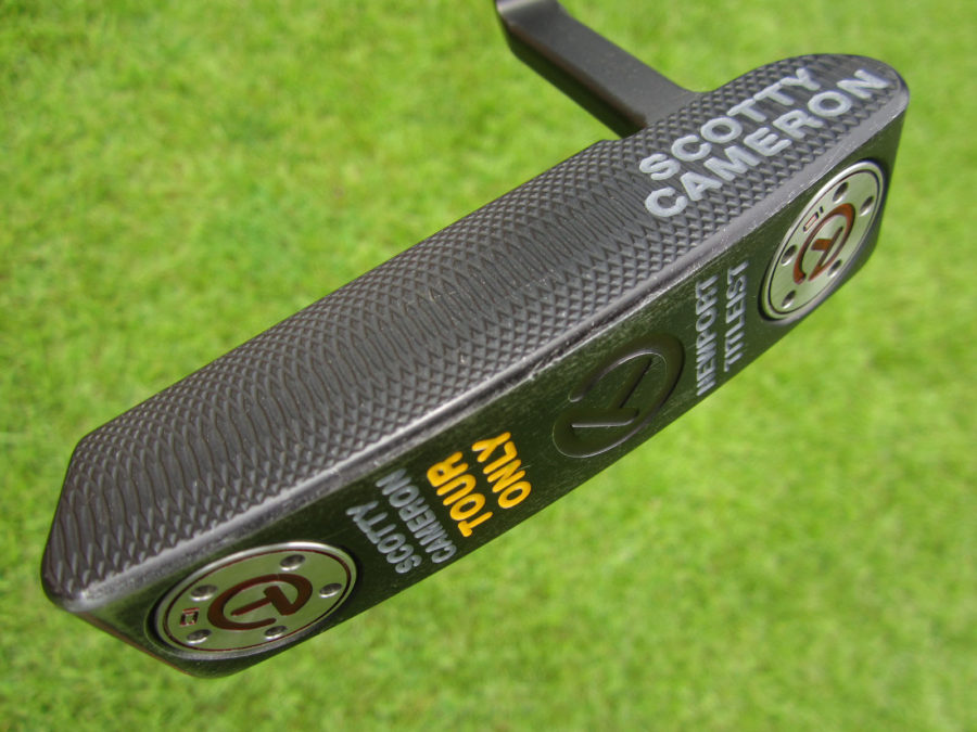 scotty cameron tour only deep milled black sss newport select circle t putter golf club
