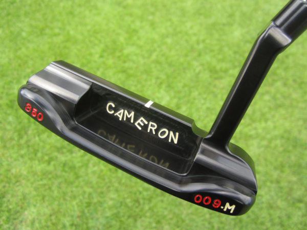 scotty cameron tour only lh left hand carbon steel brushed black masterful 009m jackpot johnny jordan spieth style design with top line circle t 350g putter golf club