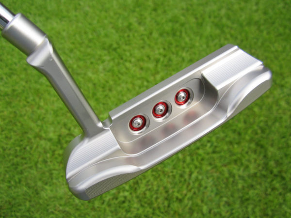 scotty cameron tour only sss masterful buttonback terylium circle t newport putter golf club with naked top line