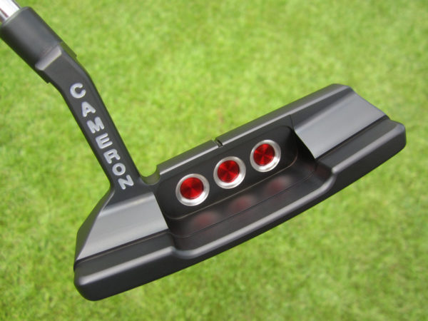 scotty cameron tour only sss black newport 2 circle t deep milled putter golf club with top line