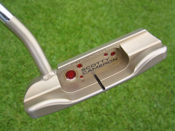 scotty cameron tour only chromatic bronze sss masterful tourtype special select circle t 360g putter with welded 1.5 round neck