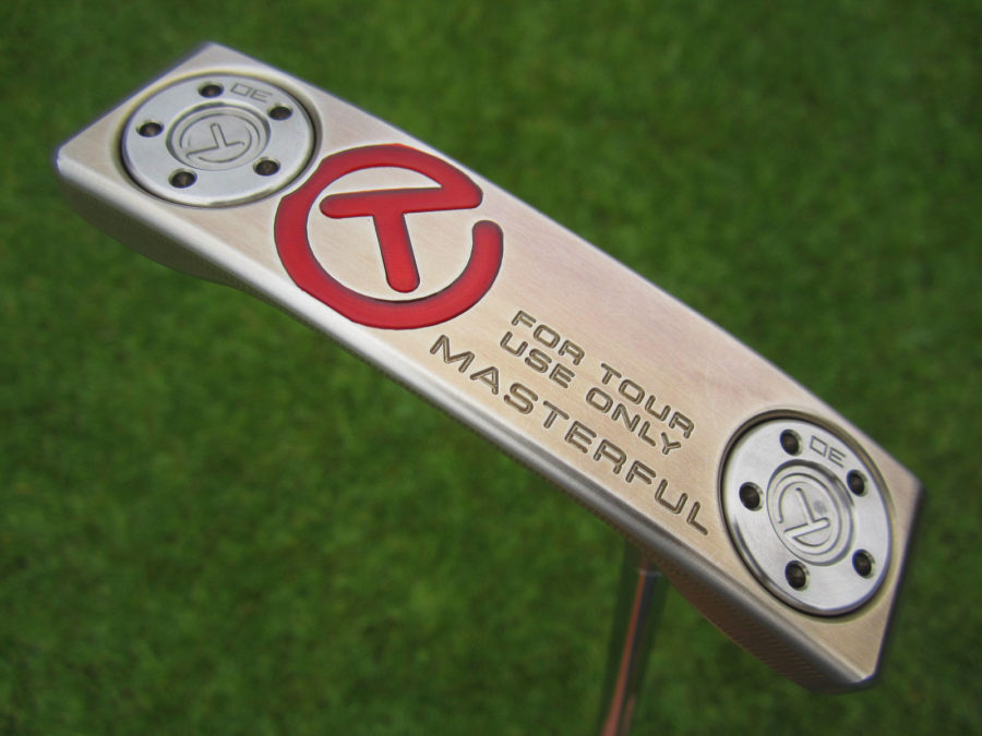scotty cameron tour only chromatic bronze sss masterful tourtype special select circle t 360g putter with welded 1.5 round neck