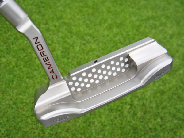 scotty cameron tour only sss t22 terylium newport circle t putter with tiger woods style sight dot golf club