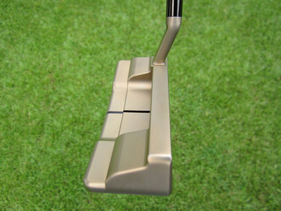 scotty cameron tour only chromatic bronze squareback tsb 1.5 circle t putter with black shaft golf club