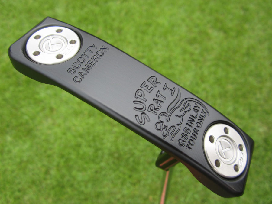 scotty cameron tour only black masterful super rat gss circle t 360g putter golf club