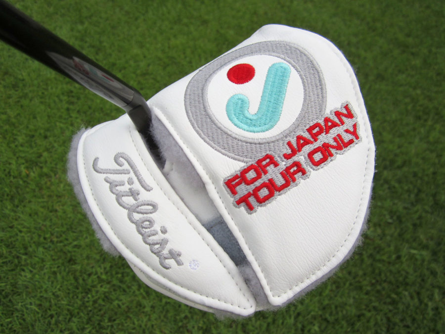 scotty cameron tour only for japan tour only white and tiffany scotty dog mid round putter headcover