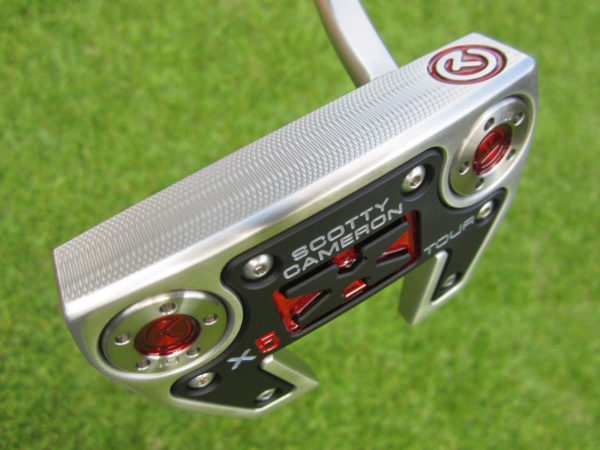 scotty cameron tour only justin thomas style futura x5 circle t with welded 2.5 neck putter golf club