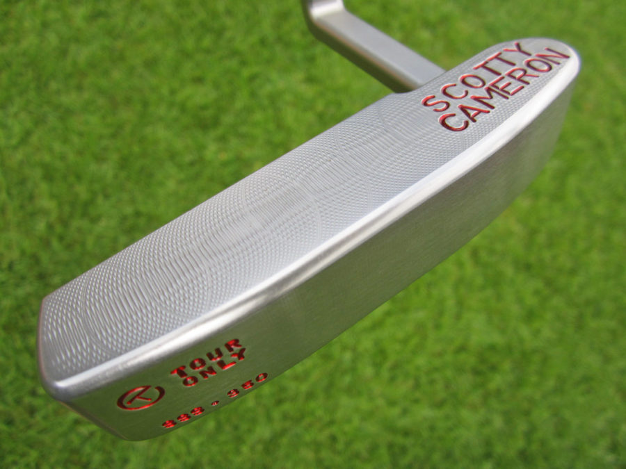 scotty cameron tour only sss masterful 009m circle t 350g putter with tiger woods style sight dot golf club