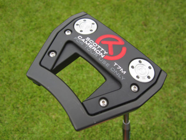 scotty cameron tour only black futura x 7m circle t putter with black stability shaft golf club