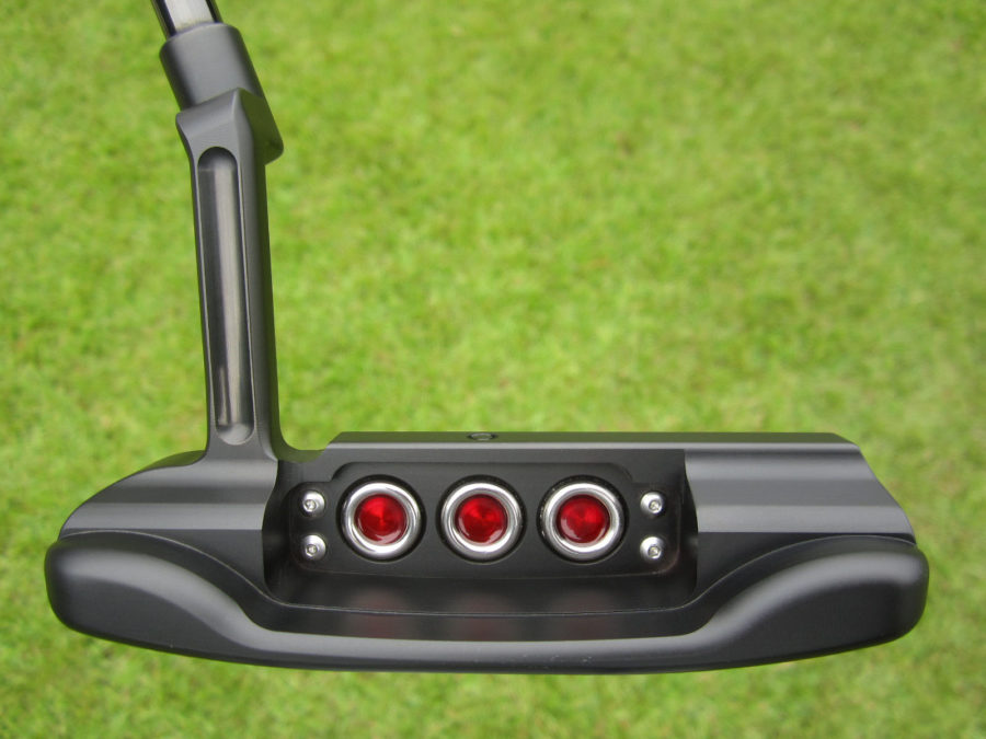 scotty cameron tour only black super rat gss circle t prototype putter golf club with black shaft and sight circle