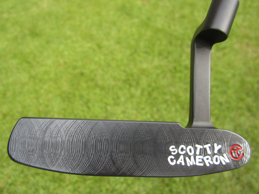 scotty cameron tour only 3x black carbon 009 prototype circle t 340g putter golf club