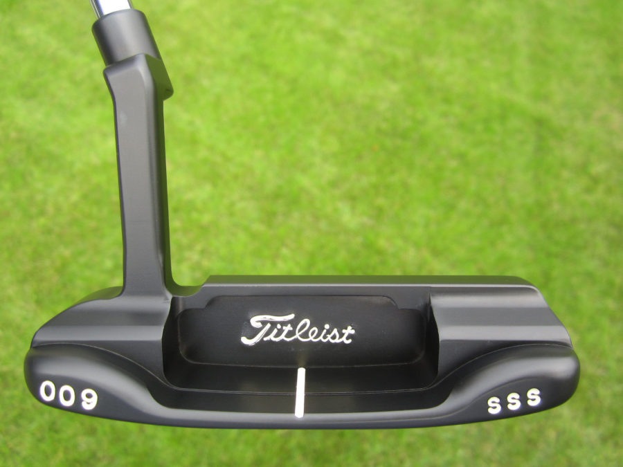 scotty cameron tour only sss black 009 prototype circle t deep milled putter golf club with script titleist stamp