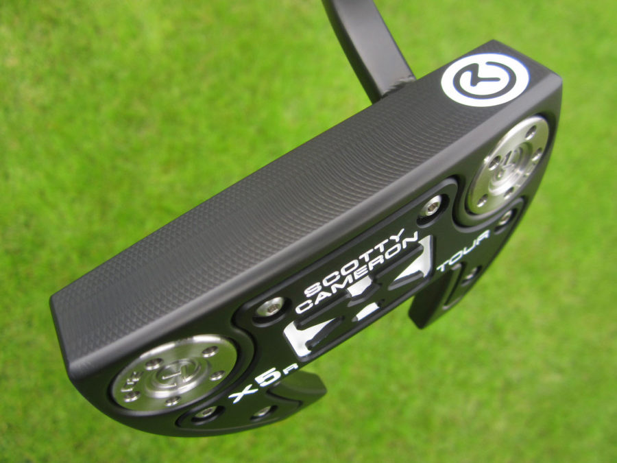 scotty cameron tour only black sss futura x5r welded 2.5 flow neck justin thomas style circle t prototype putter golf club