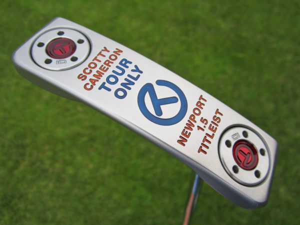 scotty cameron tour only sss newport 1.5 select deep milled circle t putter golf club with grinder custom shop stamp
