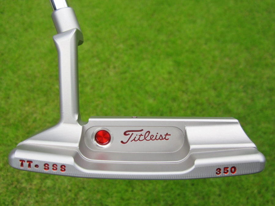 scotty cameron tour only sss timeless tourtype handstamped script titleist with tiger woods style cherry bombs circle t 350g putter golf club