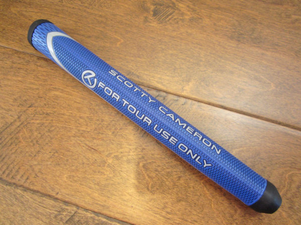 scotty cameron for tour use only blue large paddle size winn circle t putter grip