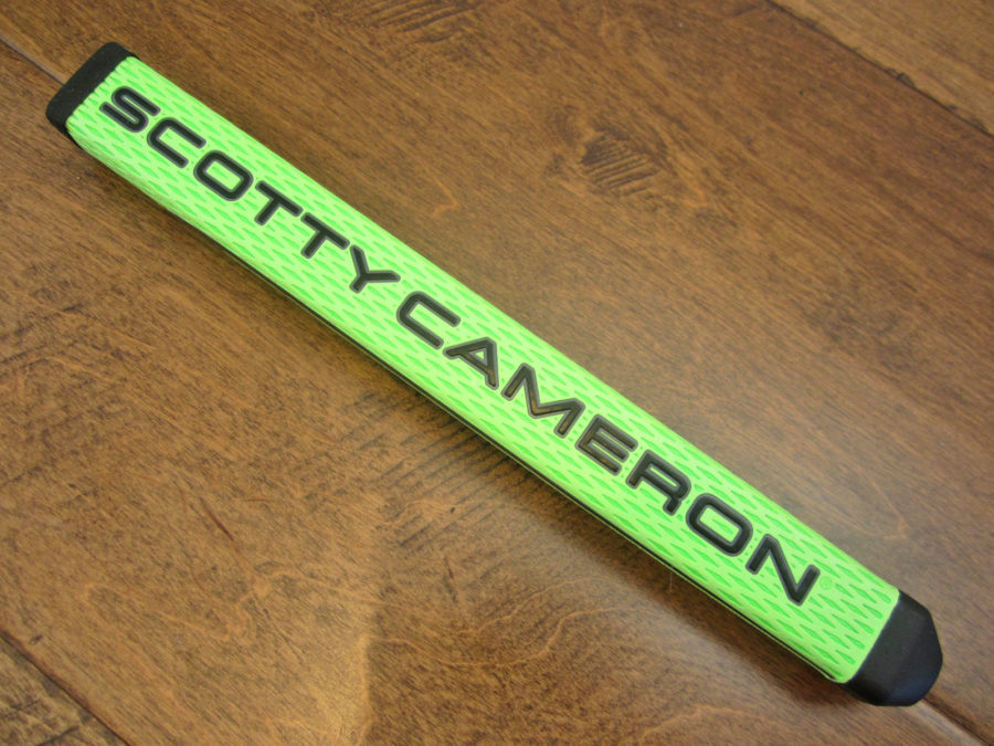 scotty cameron for tour use only lime green large size paddle circle t winn grip