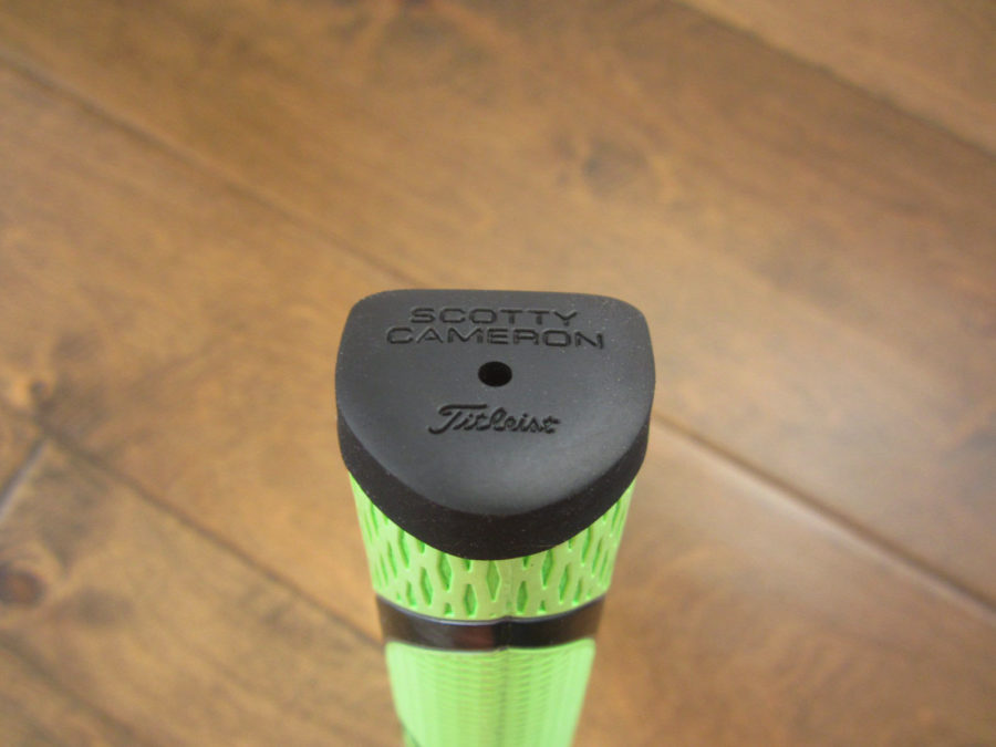 scotty cameron for tour use only lime green large size paddle circle t winn grip