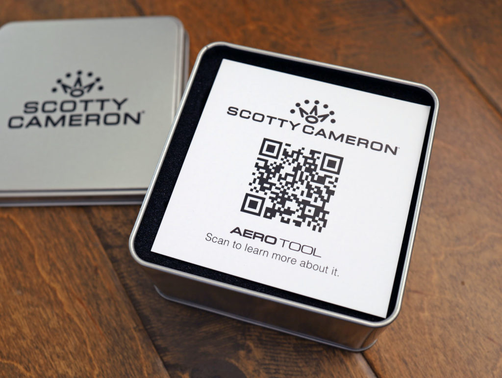 Scotty Cameron Gallery Turbo Blue "Aero" Alignment Tool Putting Kit