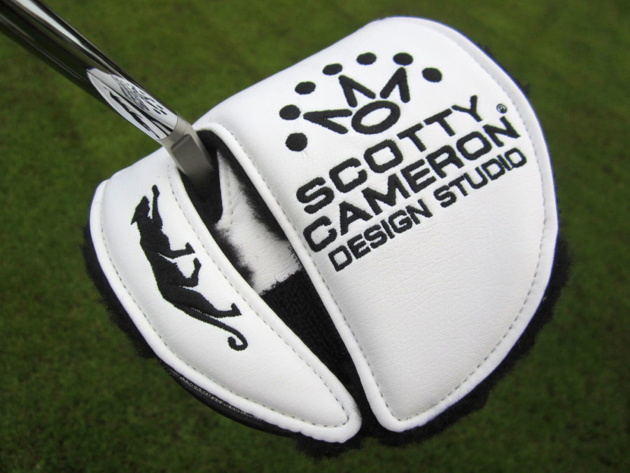 scotty cameron 2022 limited release michael jordan grove xxiii 23 white and black mid round putter headcover golf club