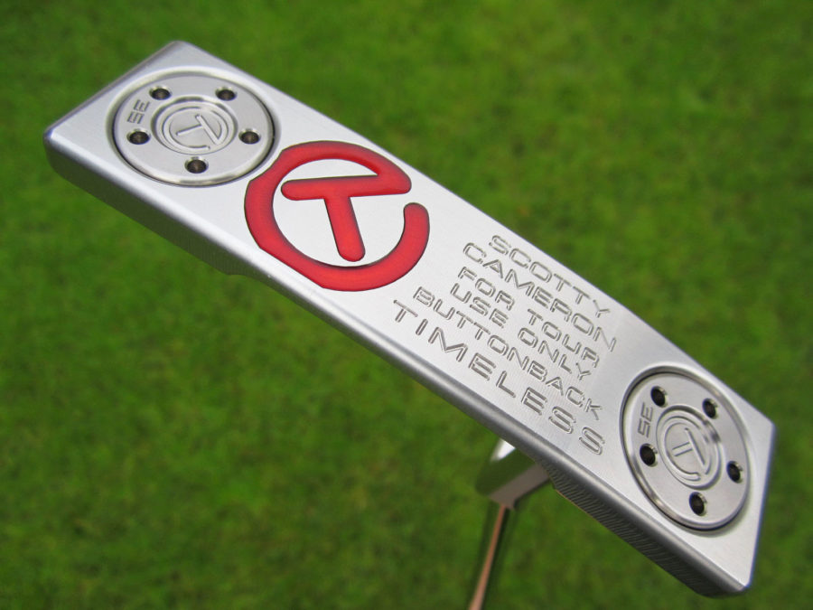 scotty cameron tour only sss timeless tourtype buttonback terylium circle t putter golf club