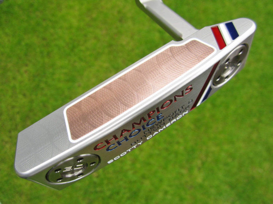 scotty cameron limited release champions choice newport 2 terylium buttonback putter golf club