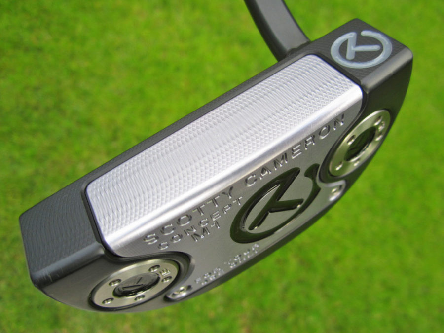 scotty cameron tour only black concept m1 circle t prototype mallet pop up plus with welded 2.5 neck putter golf club