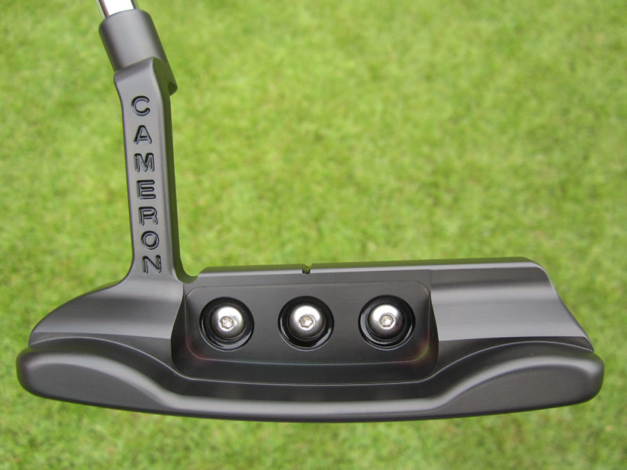 scotty cameron tour only black mist t10 newport terylium buttonback circle t putter with top line golf club
