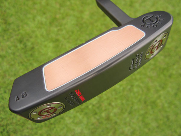 scotty cameron tour only black mist t10 newport terylium buttonback circle t putter with top line golf club