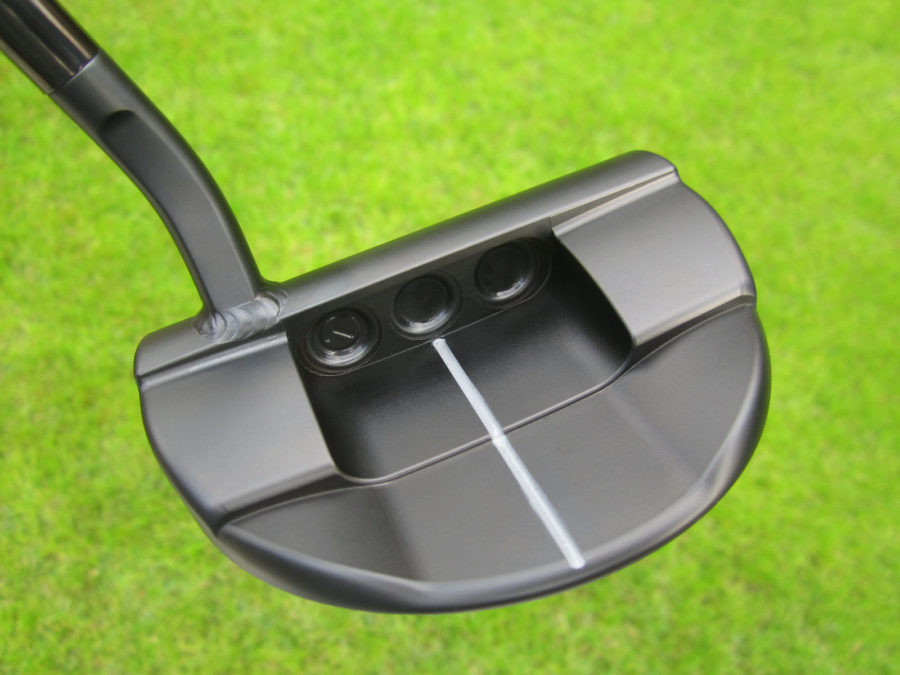 scotty cameron tour only black sss roundback select circle t prototype putter with welded 2.5 neck golf club