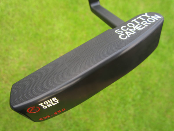 scotty cameron tour only sss black masterful 009m circle t 350g roll top putter golf club