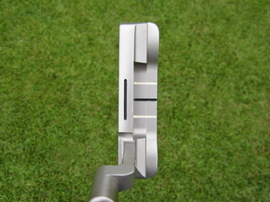 scotty cameron tour only sss made for justin leonard newport handstamped putter with vertical line and triple sight lines golf club