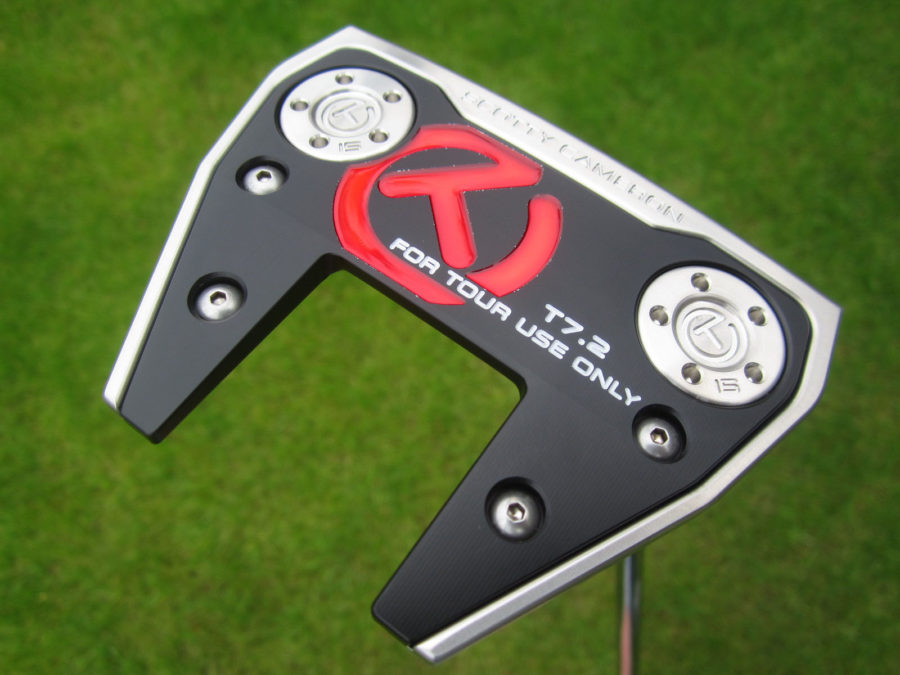 scotty cameron tour only sss phantom x t7.2 welded sss plumber neck circle t putter golf club with sight dot