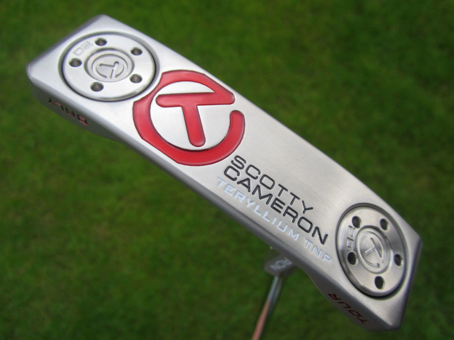 scotty cameron tour only sss silver t22 newport terylium circle t 360g putter with sight dot