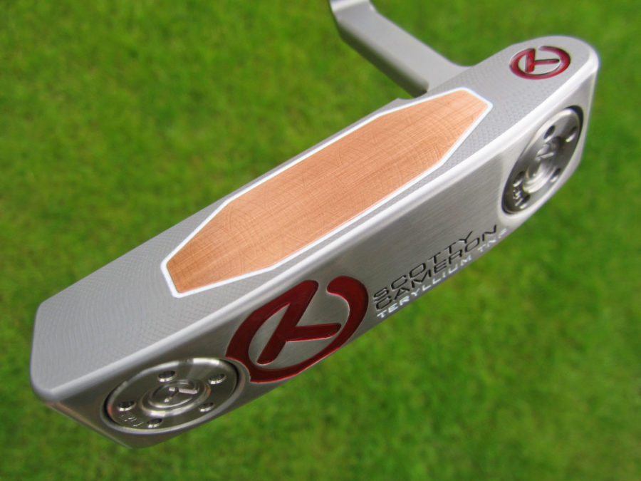 scotty cameron tour only sss silver t22 newport terylium circle t 360g putter with sight dot