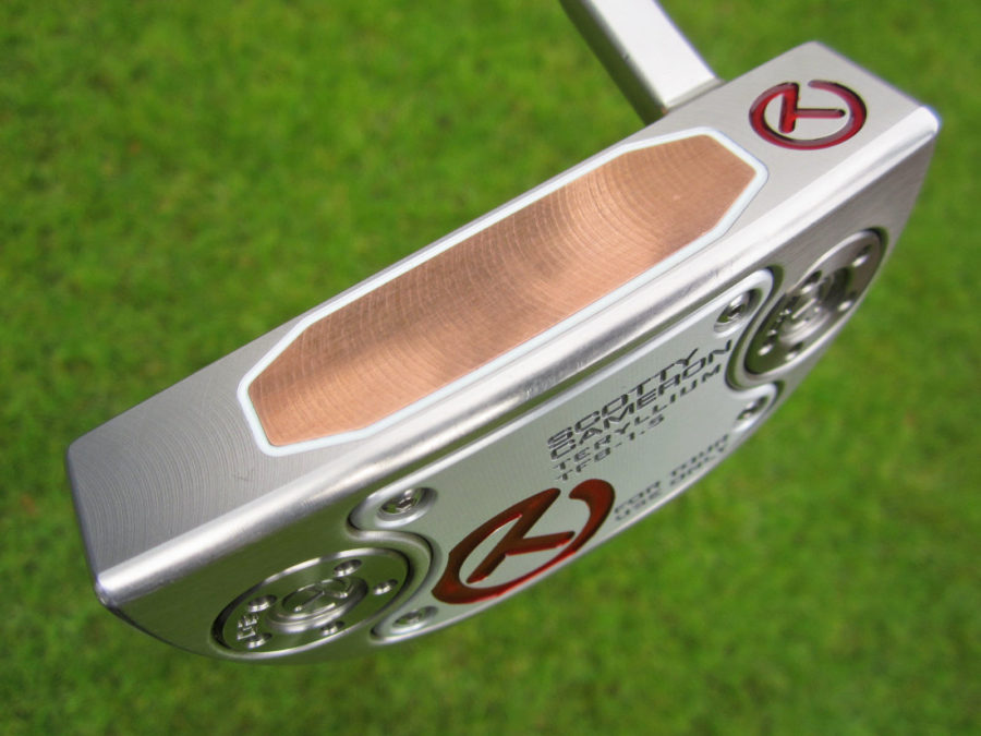 scotty cameron tour only silver sss t22 fastback tfb 1.5 terylium flojet neck circle t putter golf club