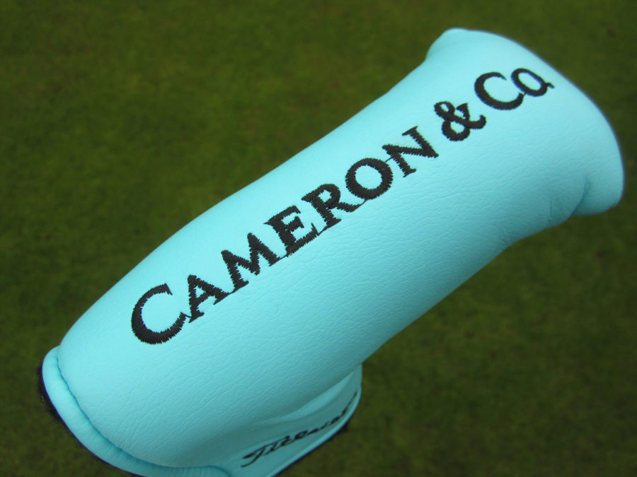 scotty cameron tour only tiffany cameron and co gss silver patch blade putter headcover