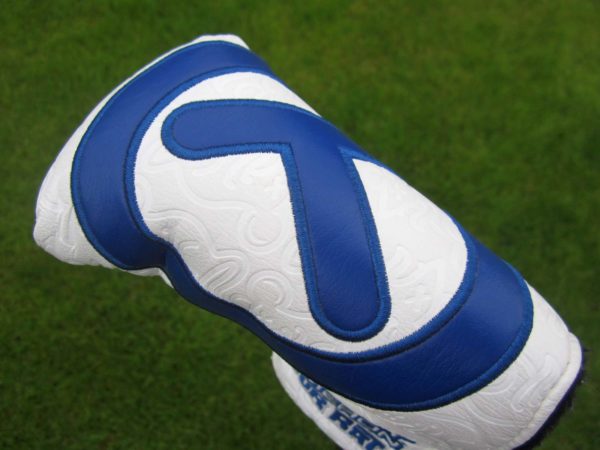 scotty cameron tour only white and blue tour rat industrial circle t mid mallet putter headcover