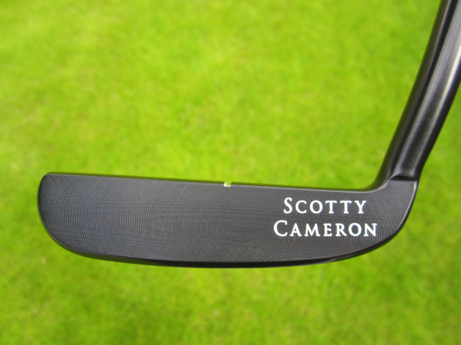 scotty cameron 1996 gun blue classic napa putter with top line from custom shop