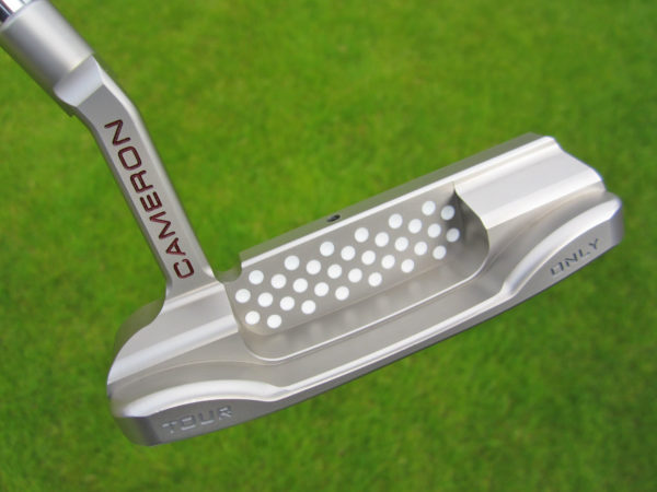 scotty cameron tour only sss silver t22 newport circle t terylium putter golf club with sight dot