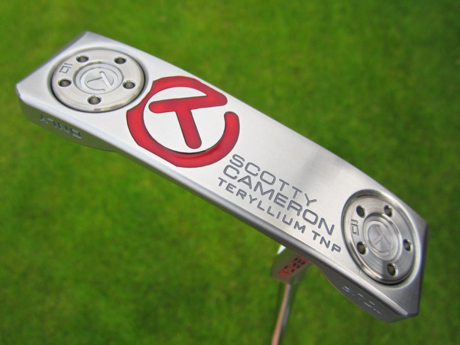 scotty cameron tour only sss silver t22 newport circle t terylium putter golf club with sight dot