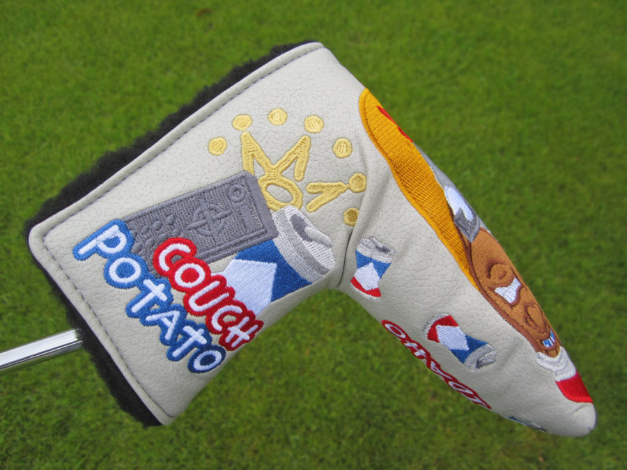 scotty cameron limited release boise open couch potato blade putter headcover