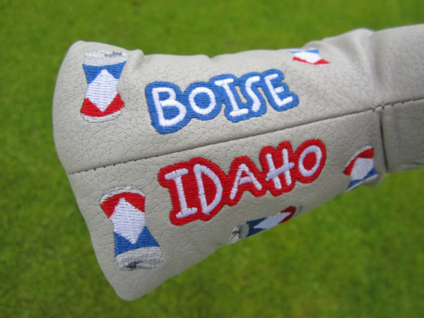 scotty cameron limited release boise open couch potato blade putter headcover