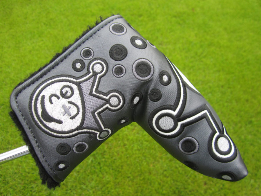 scotty cameron limited release custom shop grey jackpot johnny blade putter headcover