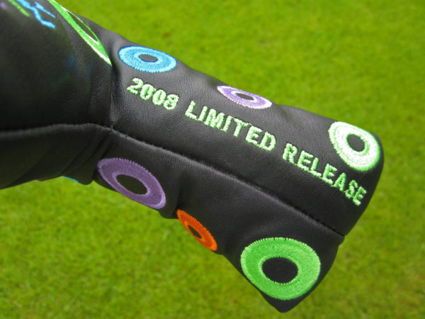 scotty cameron limited release 2009 custom shop black leather fruit loops blade putter headcover